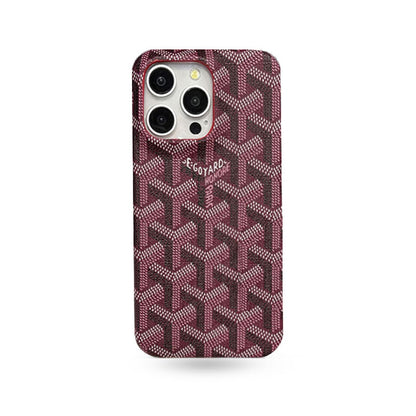 GD iPhone Case Red Leather-YBK241523