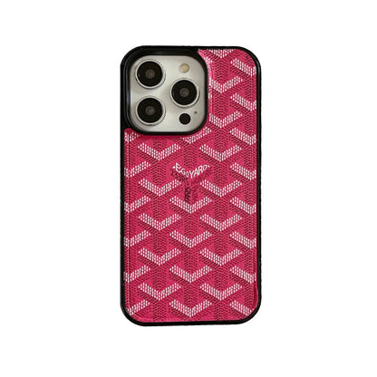 Leather GD iPhone Case  Black（Magsafe）-CXK241423