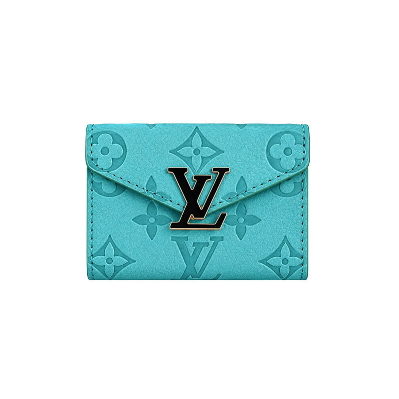 Elegant Leather Monogram Card Wallet -CYLV220