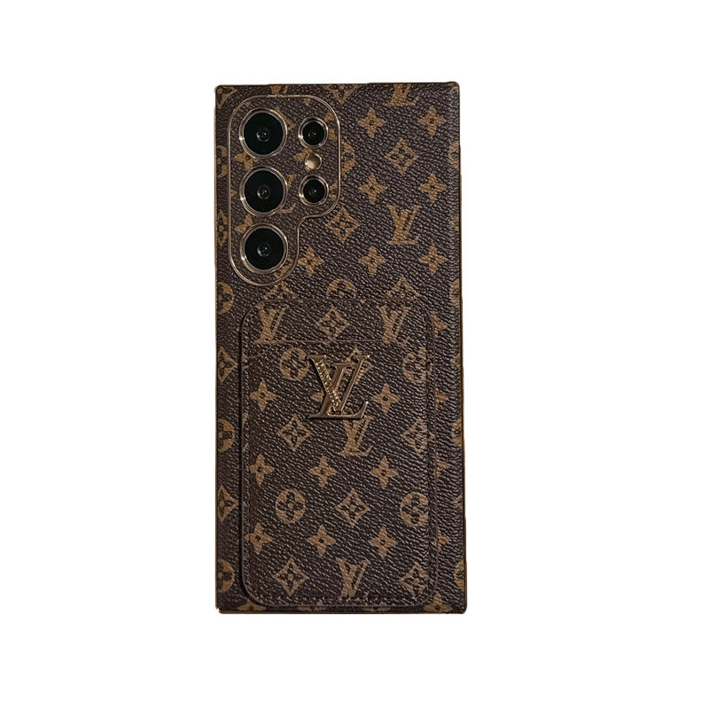 Luxury Monogram Samsung Galaxy S Series Case  With Card Holder-CYLV091
