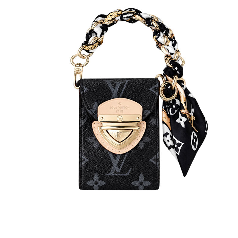 Premium Leather Monogram  Card Wallet-CYLV217