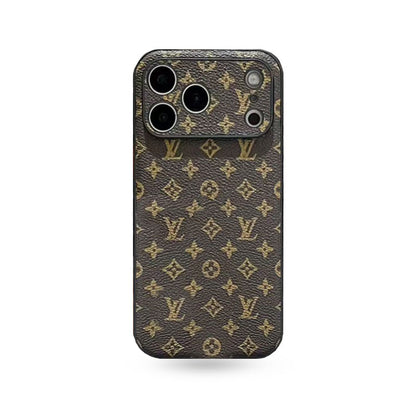 Leather Monogram iPhone Case For iPhone 17 Series-CYLV022
