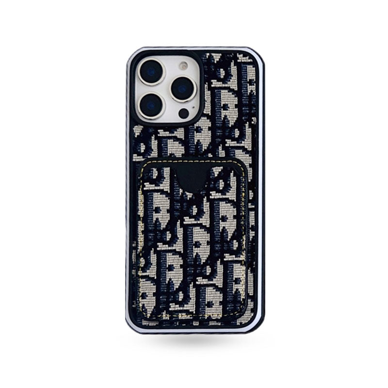 Fabrics CD iPhone Case With Card Holder -CFK251217