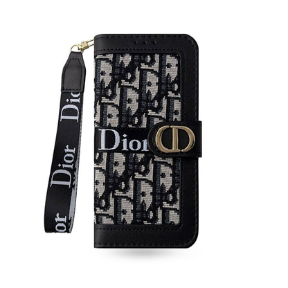 CD iPhone Case With Card Holder And Wrist Strap-CFW251104