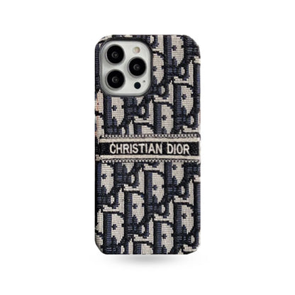 Fabric Art CD iPhone Case Black-YDL251023