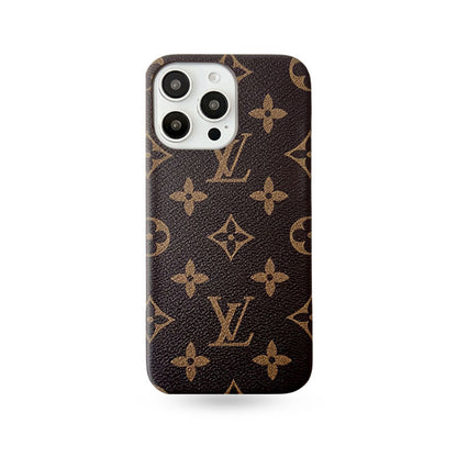 Leather Monogram iPhone Case Big Printing -MTS251807