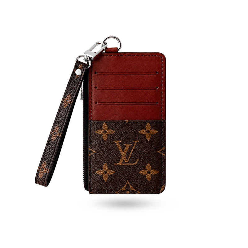 Monogram Card Wristlet