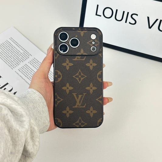 Classic Leather Monogram Magnetic iPhone Case(Compatible With Magsafe)For iPhone 17 Series-CYLV034