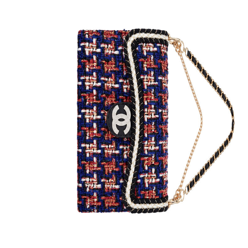 High-quality  CC iPhone Case With Flip Wallet And Crossbody Strap-CYCC226