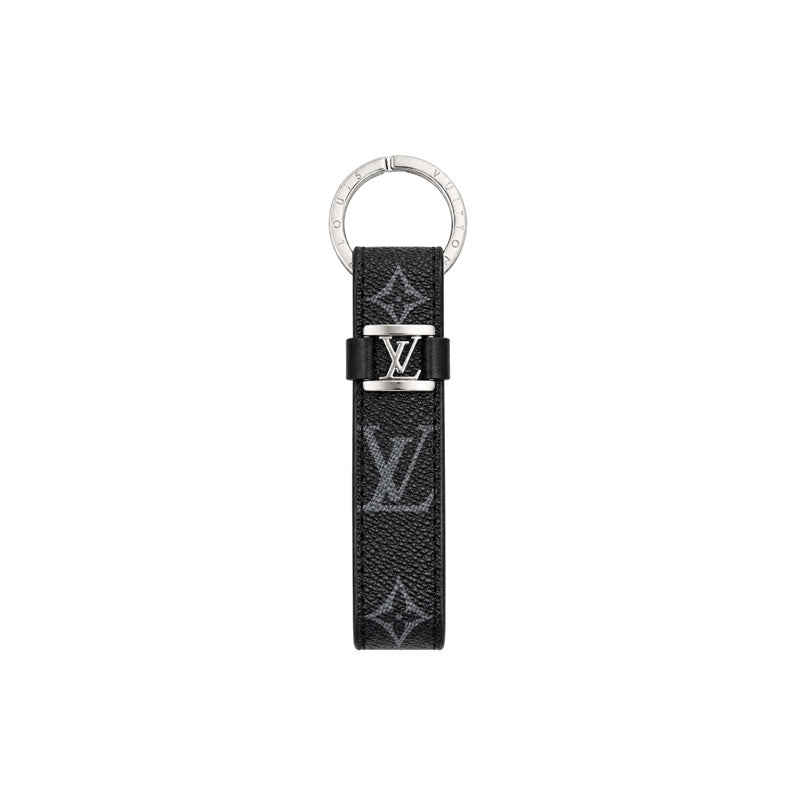 Leather Monogram Key Ring Bag Charm-CYLV221
