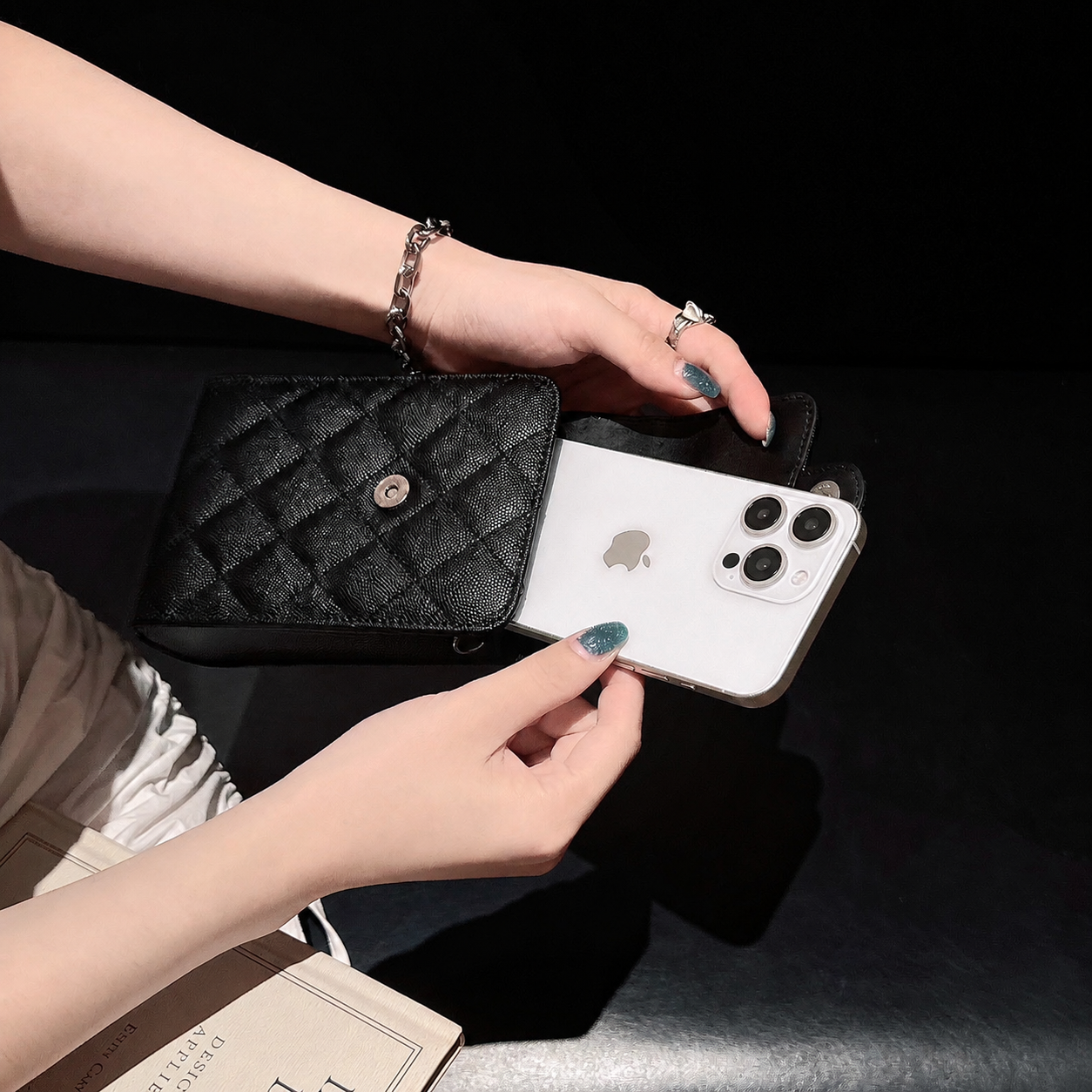 High-quality Leather CC Crossbody Phone Bag-CYCC165