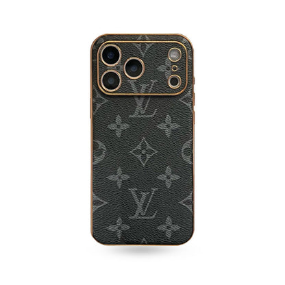 Premium Leather Monogram iPhone Case For iPhone 17 Series-CYLV020