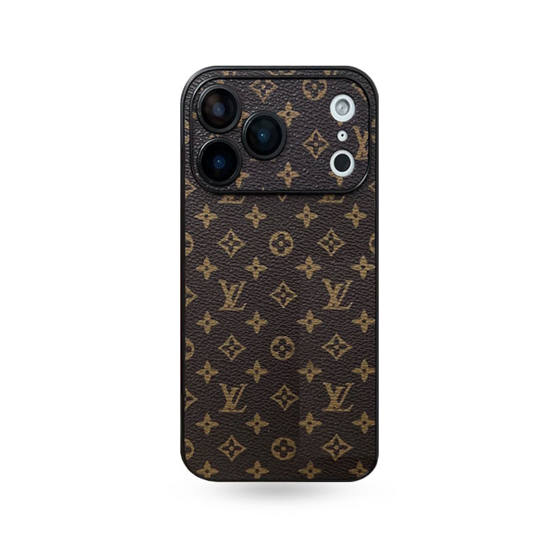 Luxury Leather Monogram iPhone Case For iPhone 17 Series-CYLV016