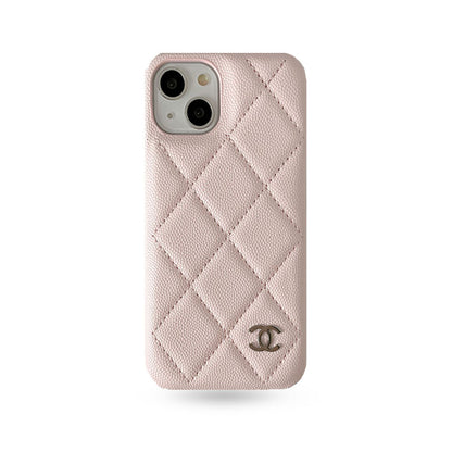 Classic Leather CC iPhone Case Pink -ZKK251023