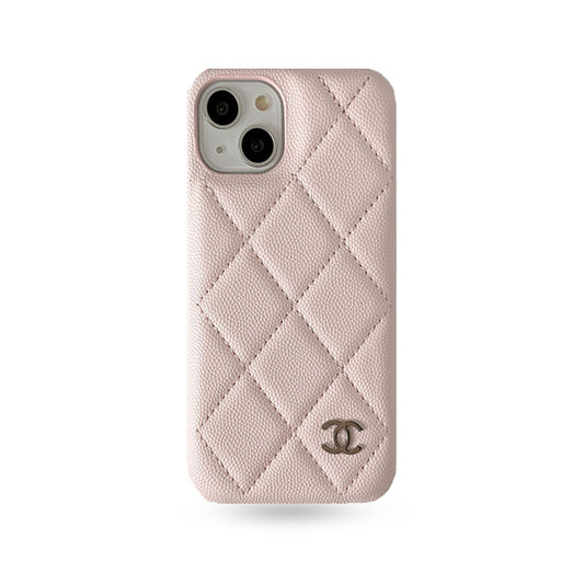 Classic Leather CC iPhone Case Pink -ZKK251023