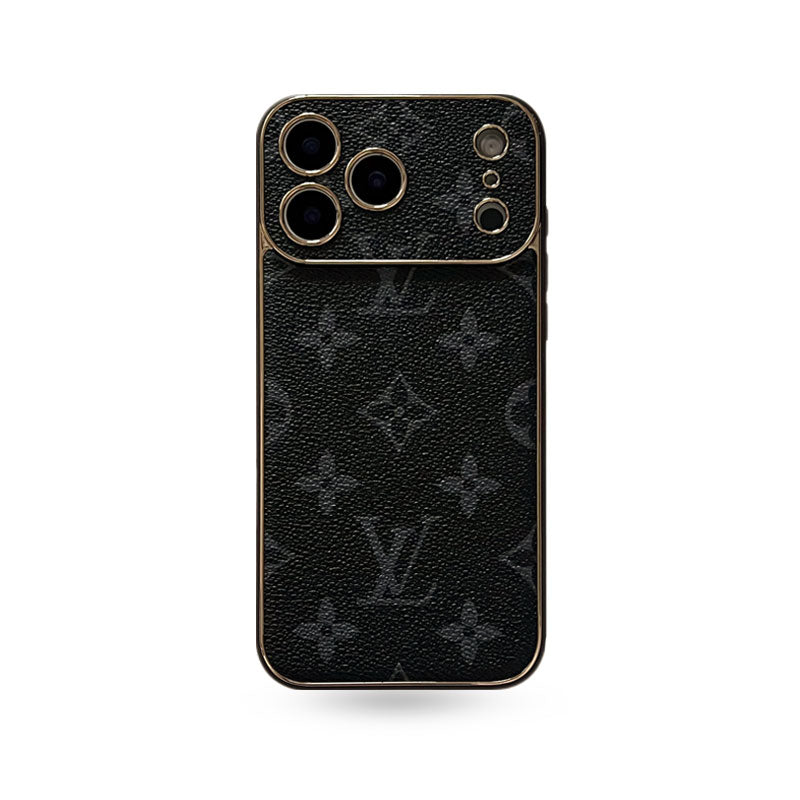 Classic Leather Monogram iPhone Case For iPhone 17 Series-CYLV006