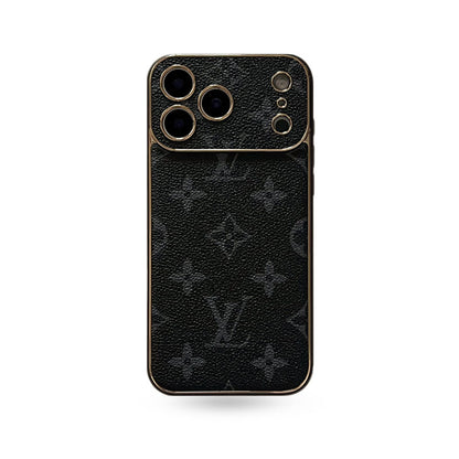 Classic Leather Monogram iPhone Case For iPhone 17 Series-CYLV006