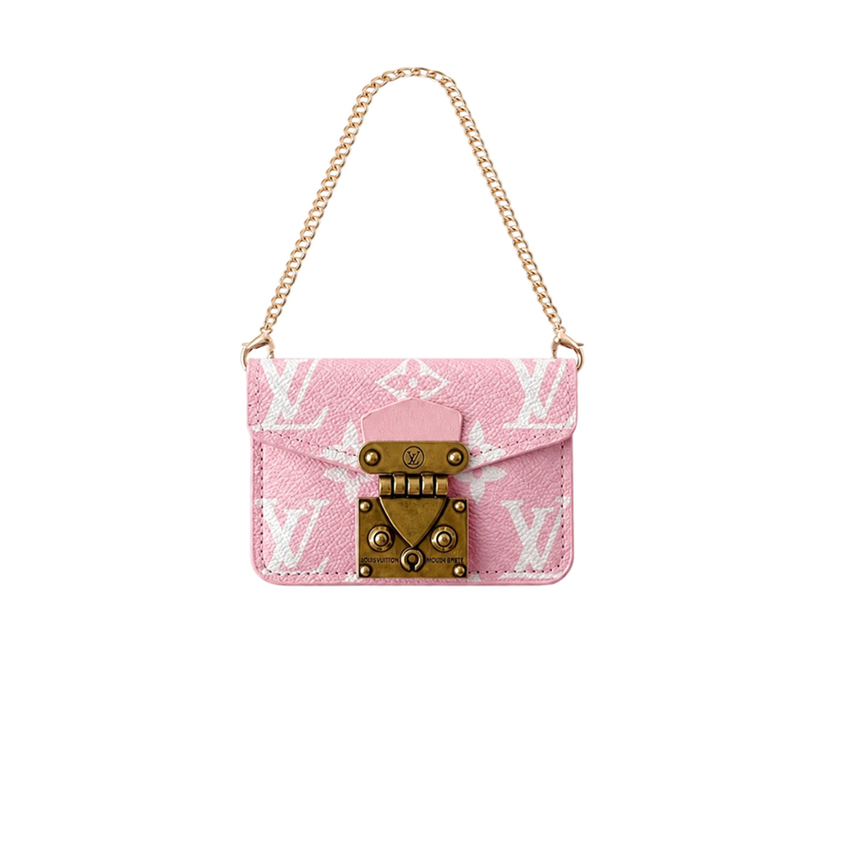 Monogram Chain Shoulder Bag
