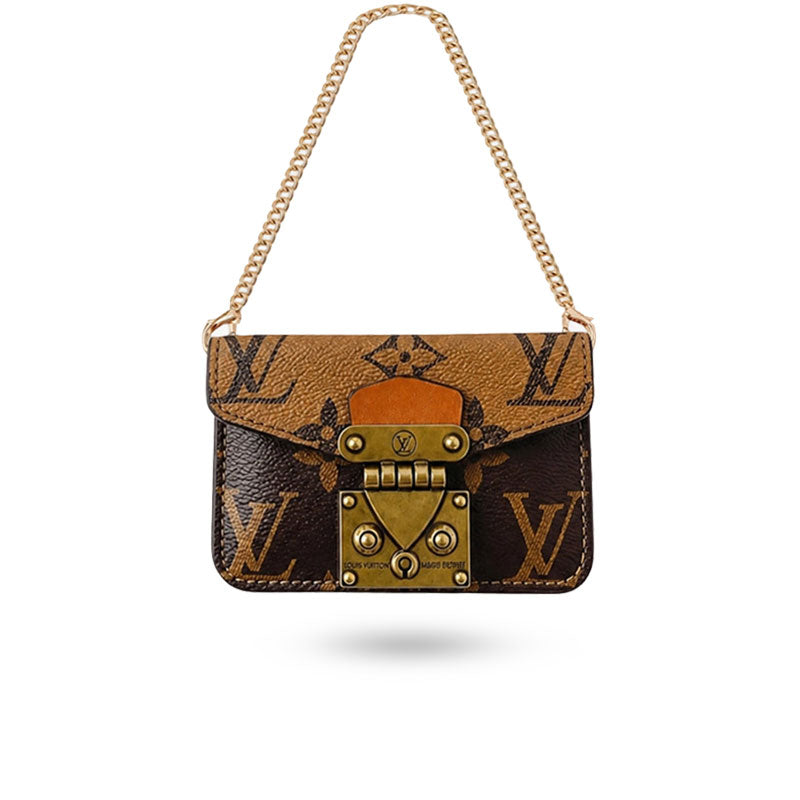 Monogram Chain Shoulder Bag