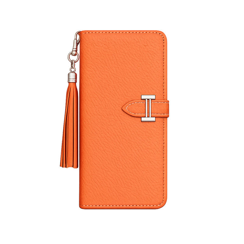 Leather  iPhone Case With Flip Wallet -CY170