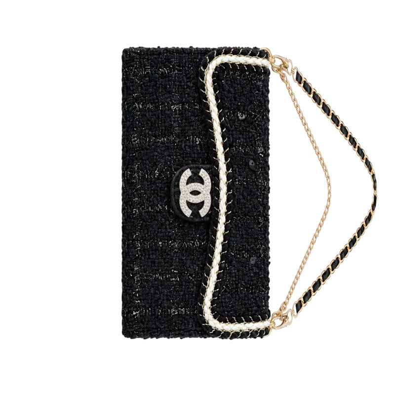 High-quality  CC iPhone Case With Flip Wallet And Crossbody Strap-CYCC226