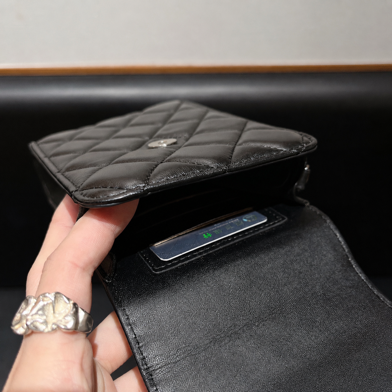 Premium Leather CC Crossbody Phone Bag-CYCC161