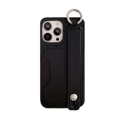 Leather Phone Case For iPhone with Card Holder Brown-LZW121102