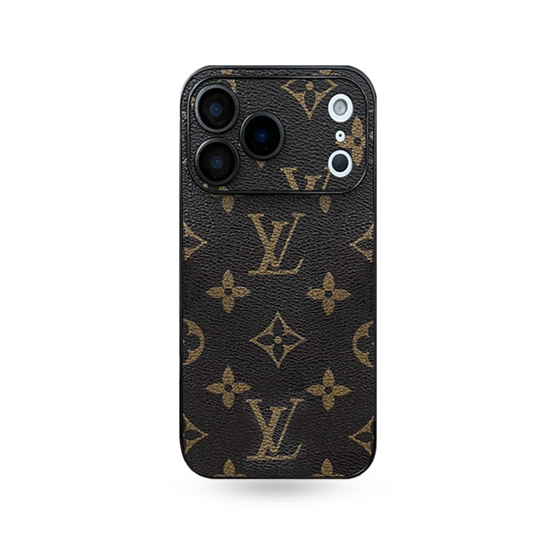 Leather Monogram iPhone Case For iPhone 17 Series-CYLV014