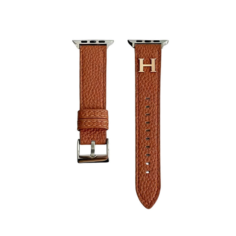 Elegant H Apple Watch Band Orange-CYH102