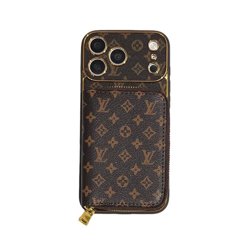 High-quality  Monogram iPhone Case With Wallet  For iPhone 17 Series-CYLV146