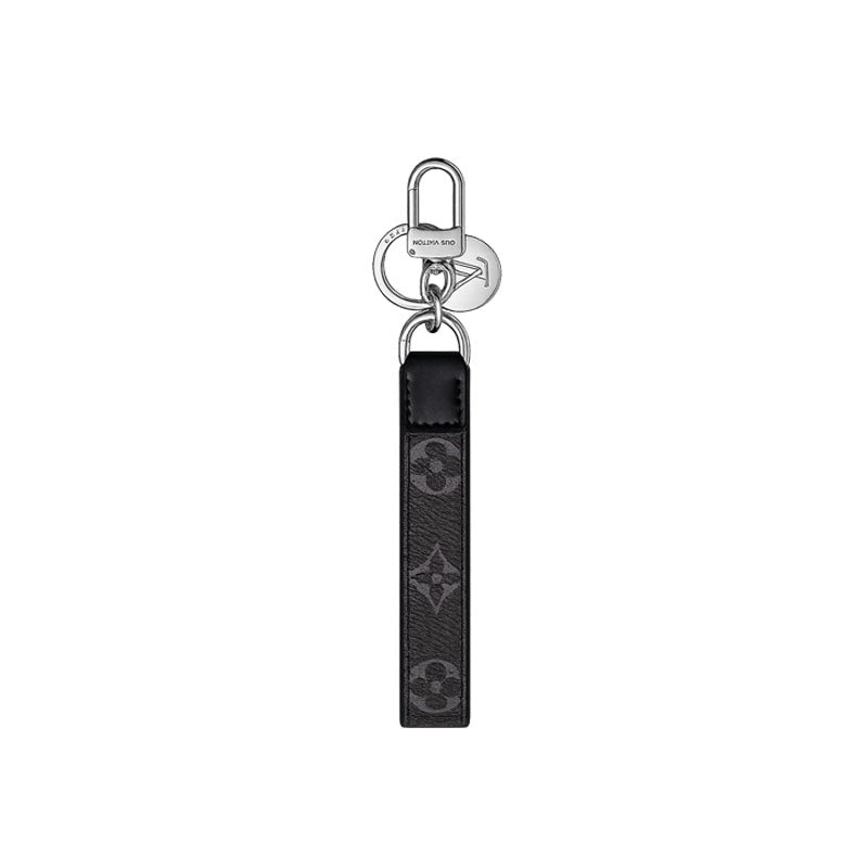 Monogram Wristlet Key Ring With Pendant-CYLV184