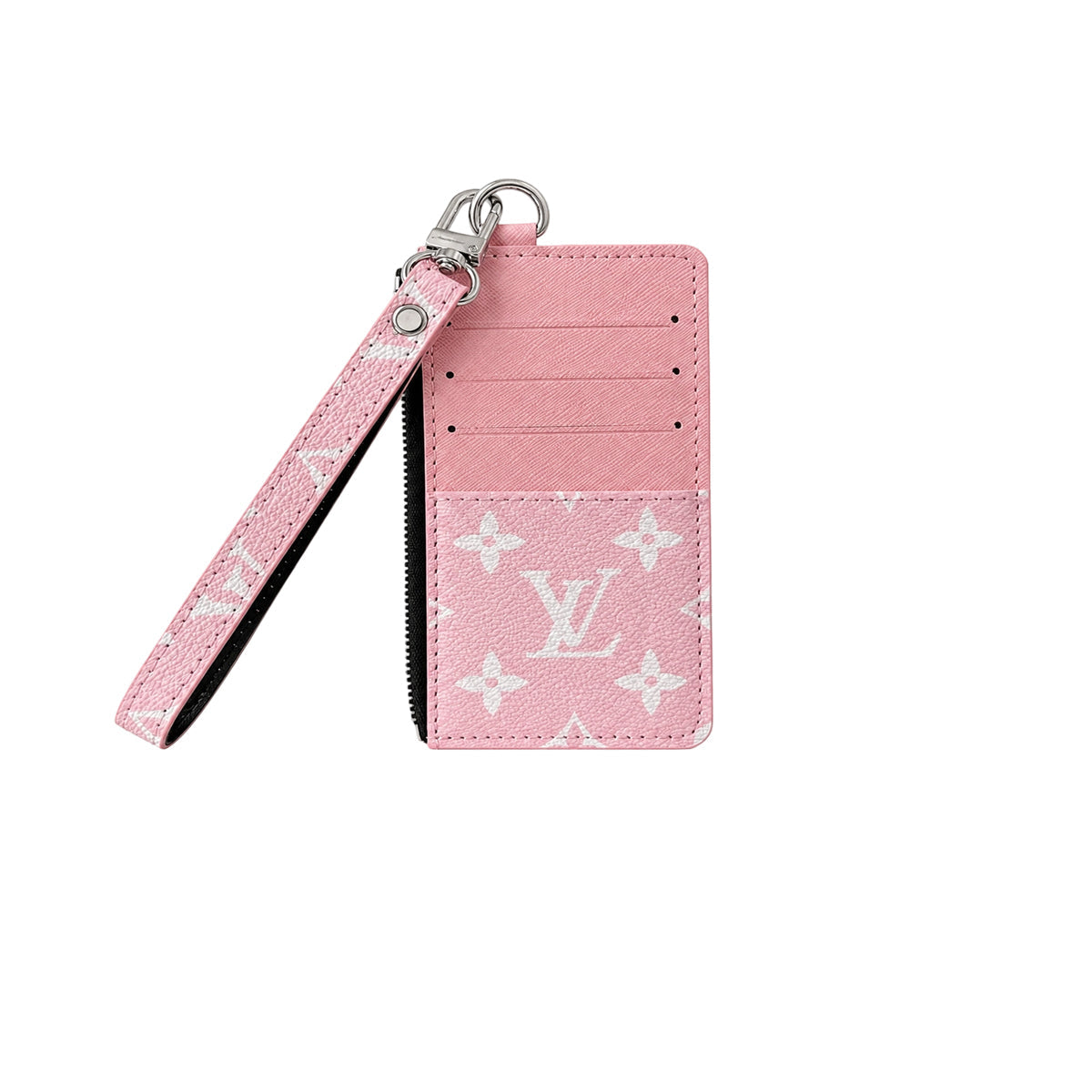 Monogram Card Wristlet