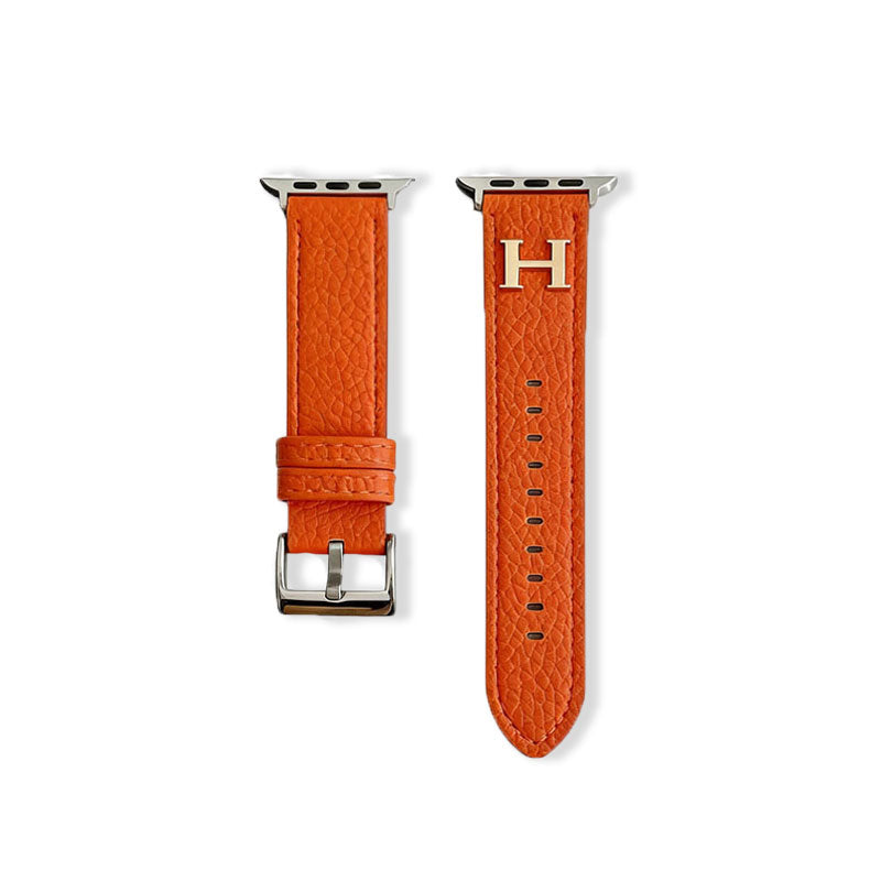 Elegant H Apple Watch Band Orange-CYH102