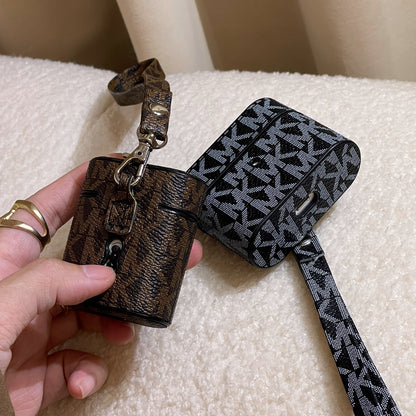 Leather MK AirPods 3rd Generation Cases Black-JDK251608