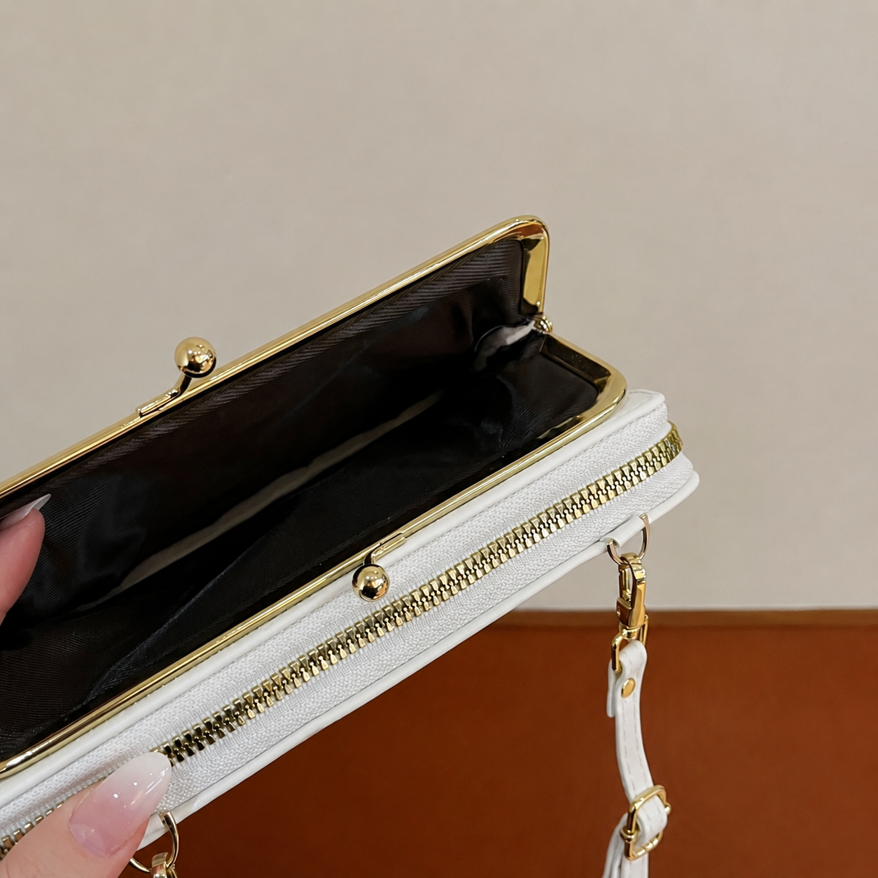 Premium  Leather CC Crossbody Phone Bag-CYCC167