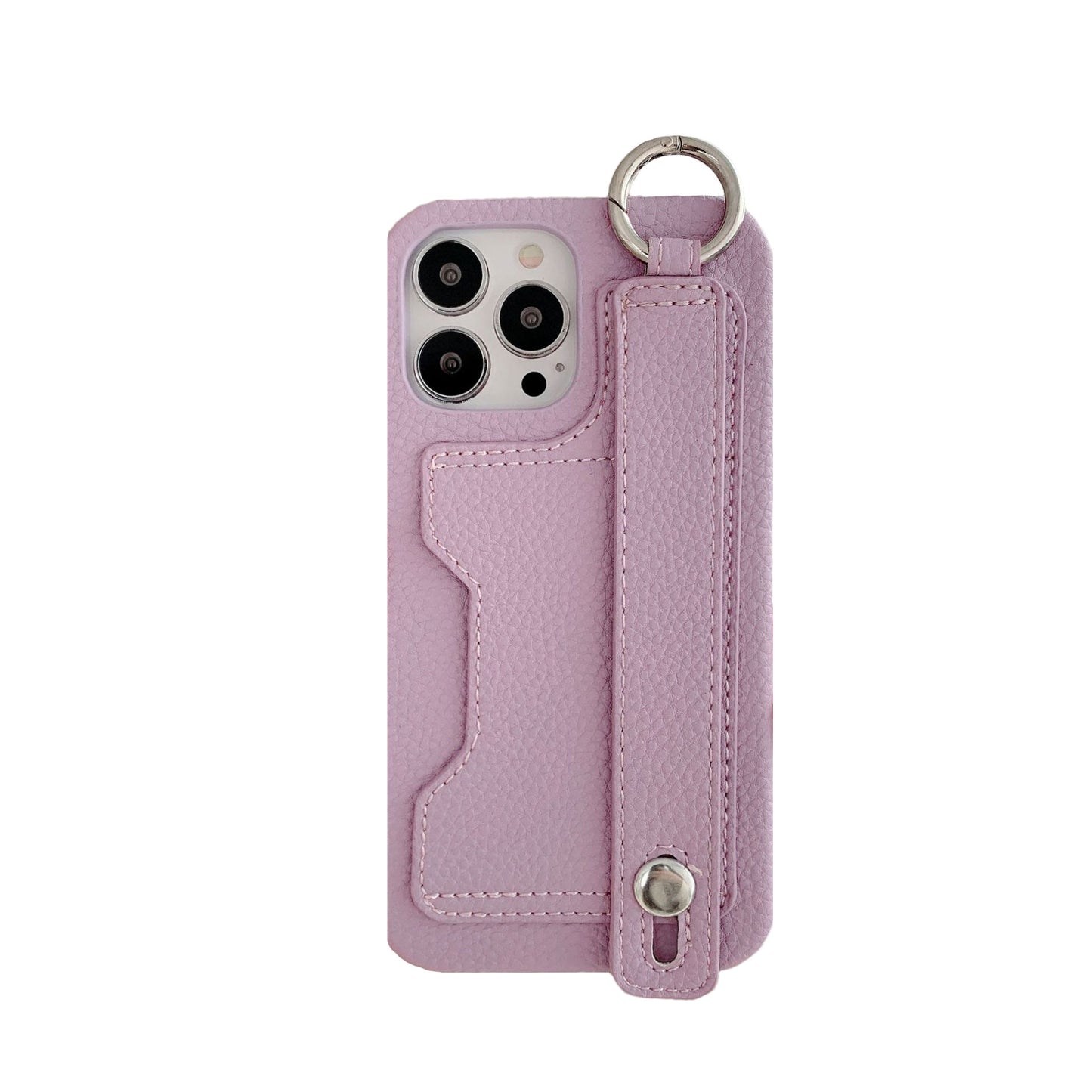 Leather Phone Case For iPhone with Card Holder Brown-LZW121102