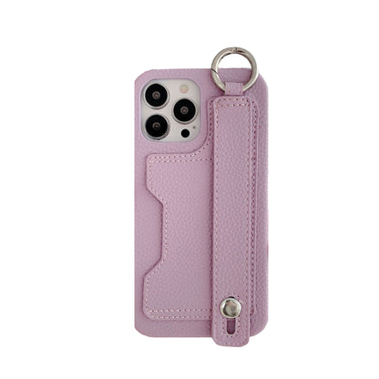 Leather Phone Case For iPhone with Card Holder Brown-LZW121102