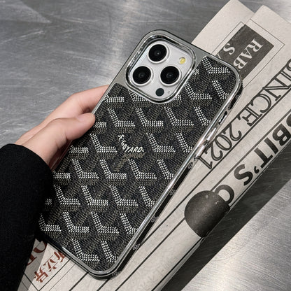 GD iPhone Case Leather Black-DDK240606