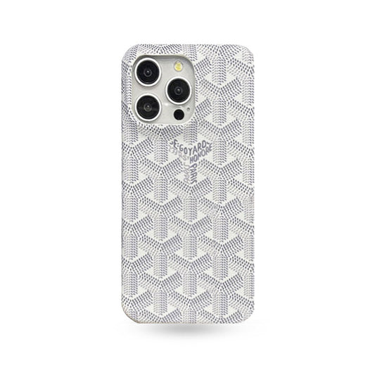 GD iPhone Case  White Leather-YBK241523