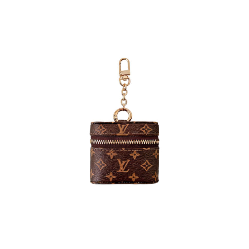 Premium Leather Monogram AirPods Cases-CYLV115