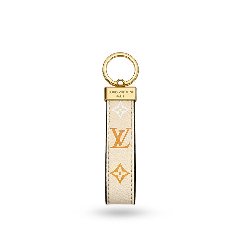 Monogram Colored Leather Key Strap-CYLV185