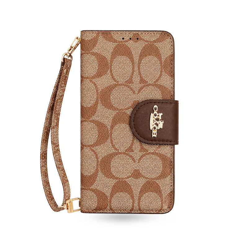 High-quality Leather CH iPhone Case With Flip Wallet -CYCH172