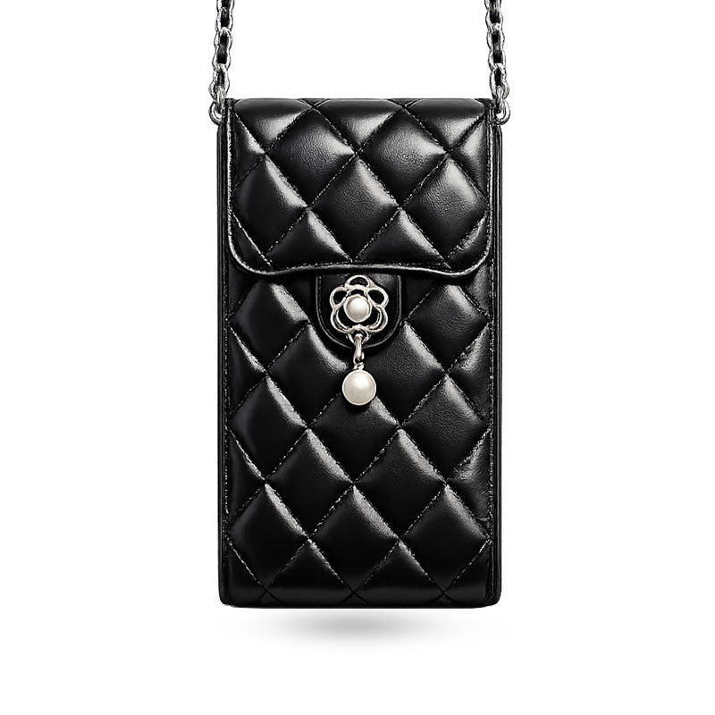 Premium Leather CC Crossbody Phone Bag-CYCC161