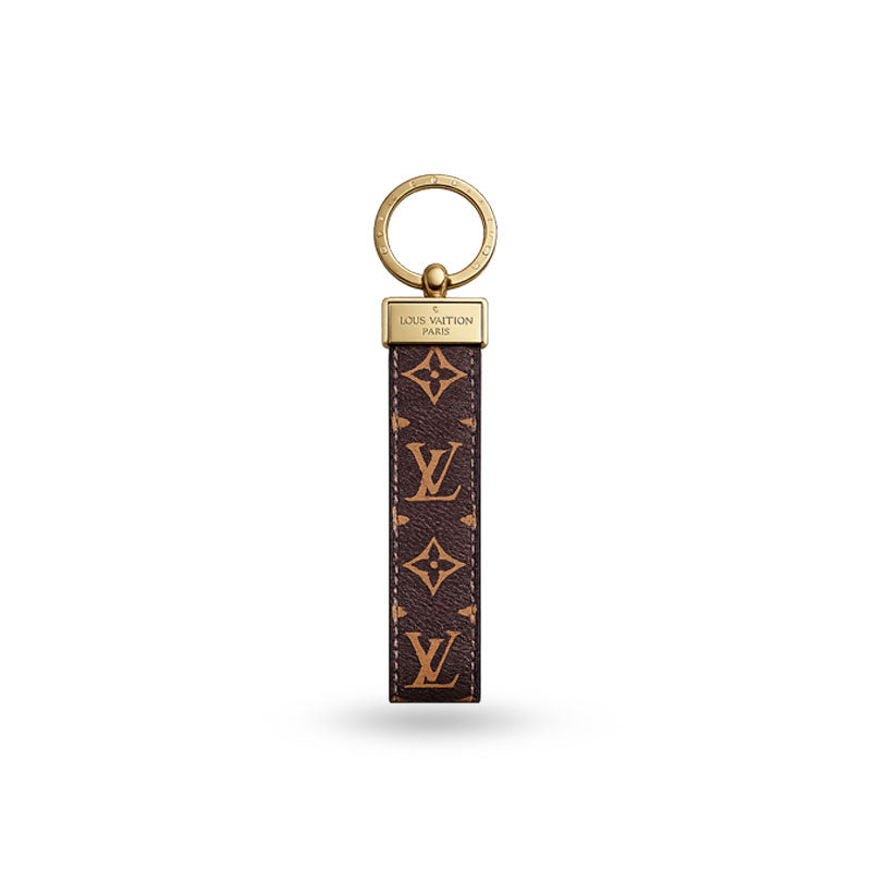 Monogram Leather Strap Key Holder-CYLV182