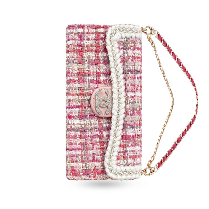 High-quality  CC iPhone Case With Flip Wallet And Crossbody Strap-CYCC226