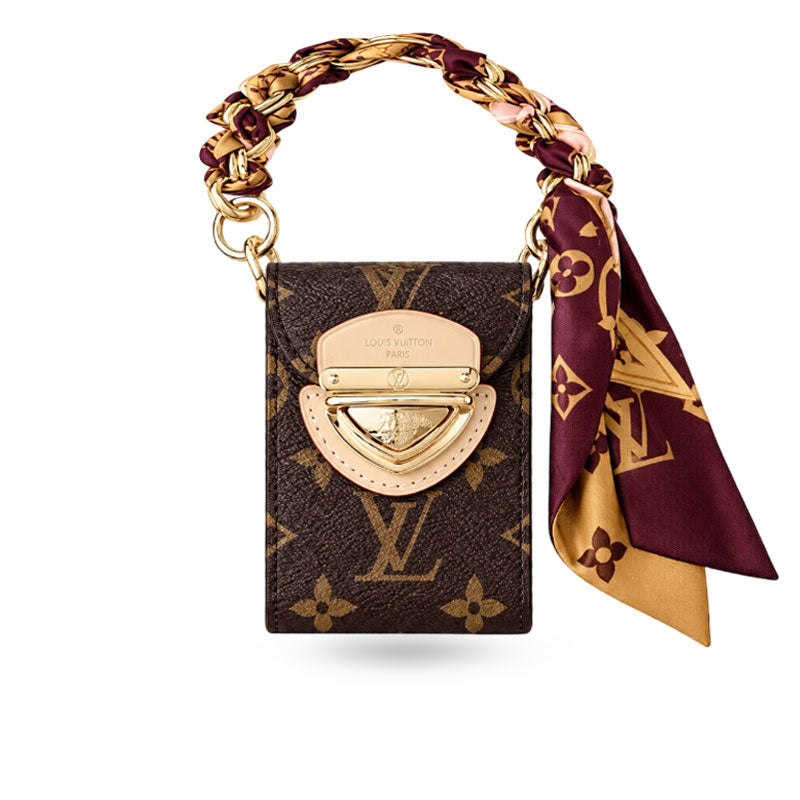 Premium Leather Monogram  Card Wallet-CYLV217