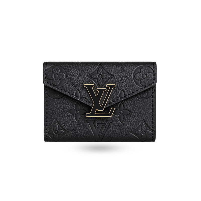 Elegant Leather Monogram Card Wallet -CYLV220