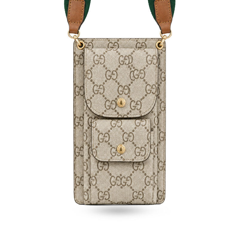 Premium Leather GG Crossbody Phone Bag-CYGG203
