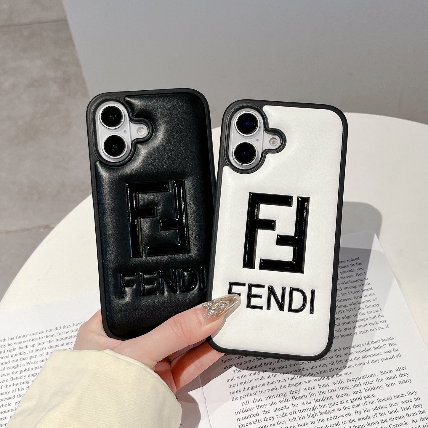 Puffer FD iPhone Case White-FDK251402