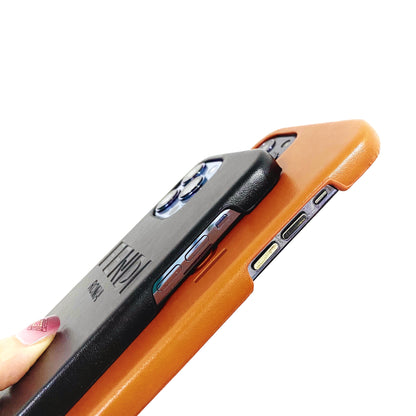 FD iPhone Case Leather Brown-ZP240325